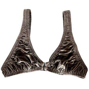 SKIMS Velvet Stretch Plunge Bra Amethyst Small